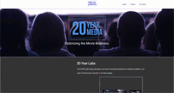 Desktop Screenshot of 20yearmedia.com