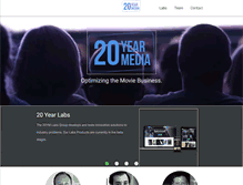 Tablet Screenshot of 20yearmedia.com